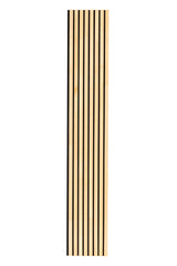 Decorative Solid Birch Wood Acoustic Panel 2400x400mm - 35mm Slats, Black Felt Backing