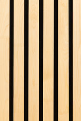 Decorative Solid Birch Wood Acoustic Panel 2400x600mm - 40mm Slats, Black Felt Backing