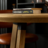 Rustic Round Solid Oak Dining Table, Dining Table, Solid Oak Table