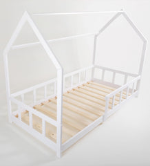 Montessori bed, Montessori bett, House Bed, House bed with barriers, 200x90 Hausbett, Lit cabane